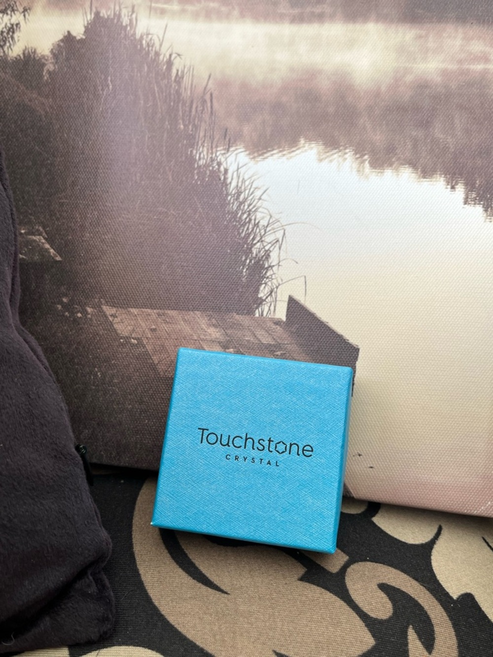 Touchstone Swarovski Crystals Exotic Fan Earrings BNIB $79 Retail Value - Picture 3 of 10
